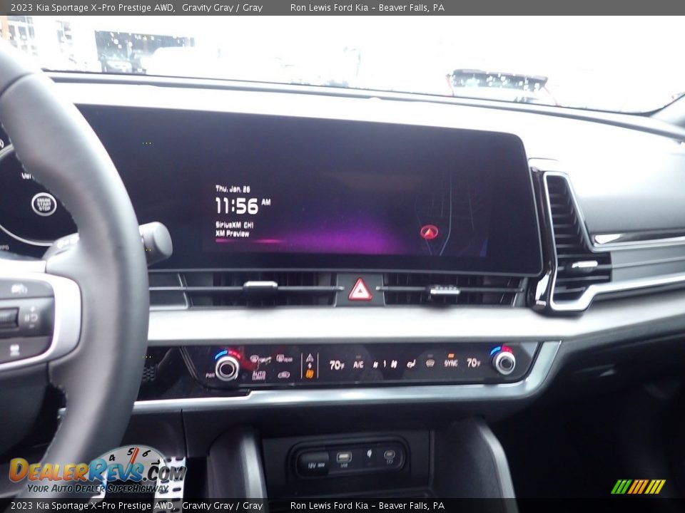 2023 Kia Sportage X-Pro Prestige AWD Gravity Gray / Gray Photo #17