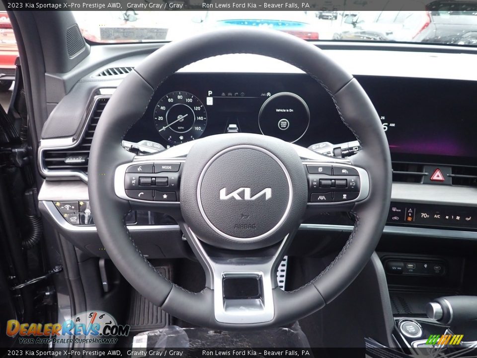 2023 Kia Sportage X-Pro Prestige AWD Steering Wheel Photo #19