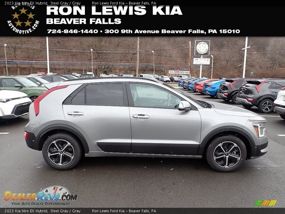 2023 Kia Niro EX Hybrid Steel Gray / Gray Photo #1