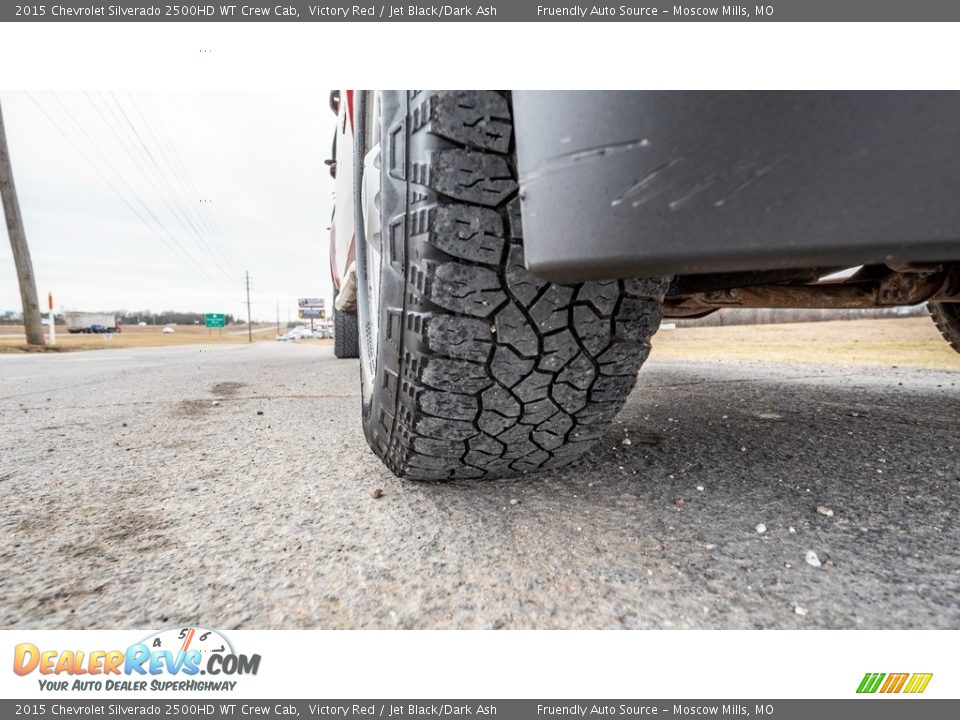 2015 Chevrolet Silverado 2500HD WT Crew Cab Victory Red / Jet Black/Dark Ash Photo #24