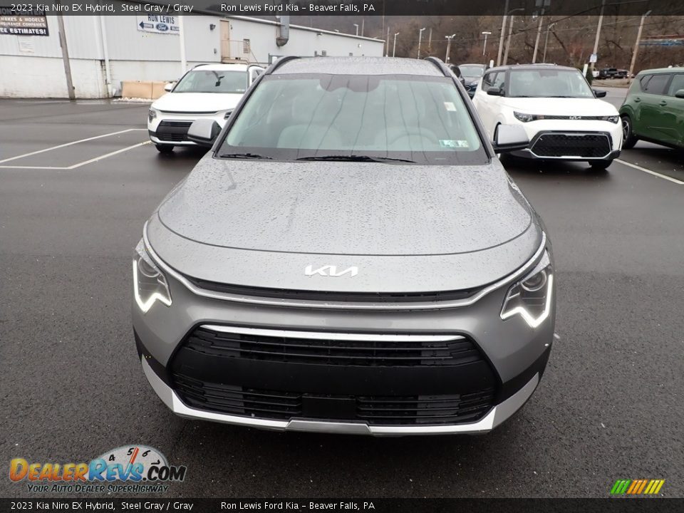 2023 Kia Niro EX Hybrid Steel Gray / Gray Photo #3