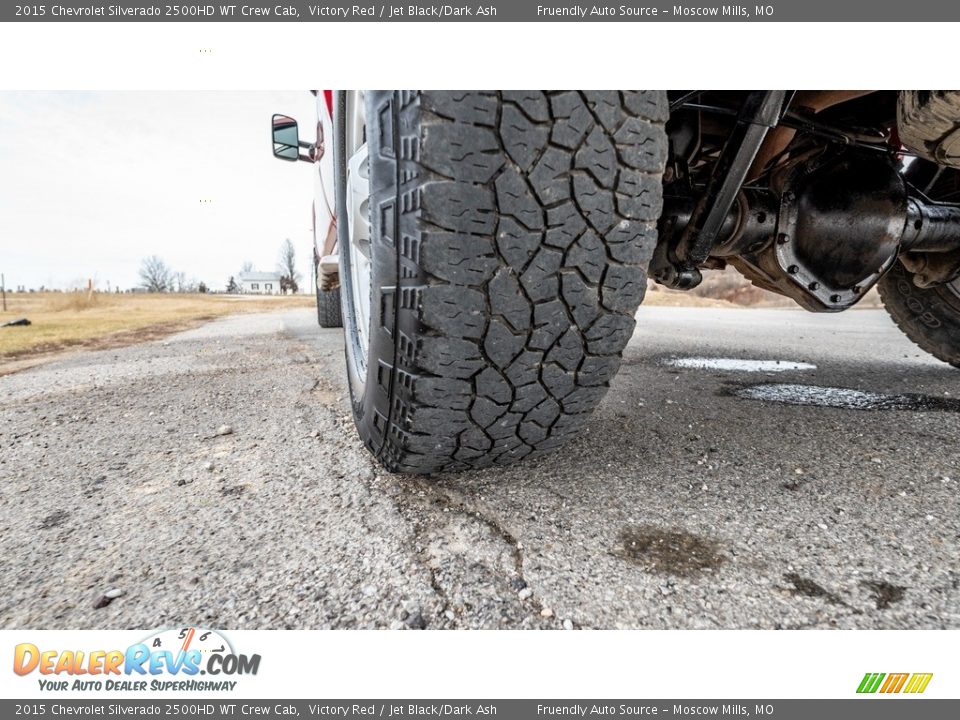 2015 Chevrolet Silverado 2500HD WT Crew Cab Victory Red / Jet Black/Dark Ash Photo #27