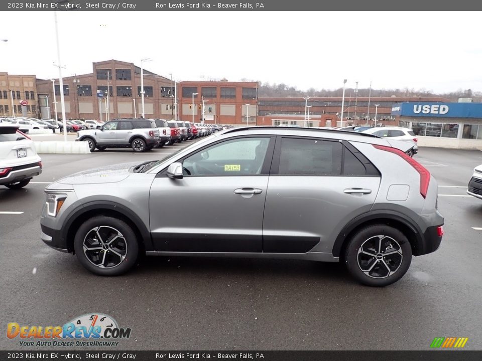 Steel Gray 2023 Kia Niro EX Hybrid Photo #5
