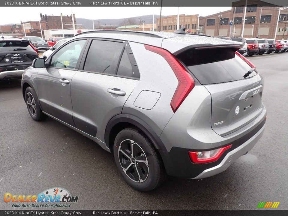 2023 Kia Niro EX Hybrid Steel Gray / Gray Photo #6