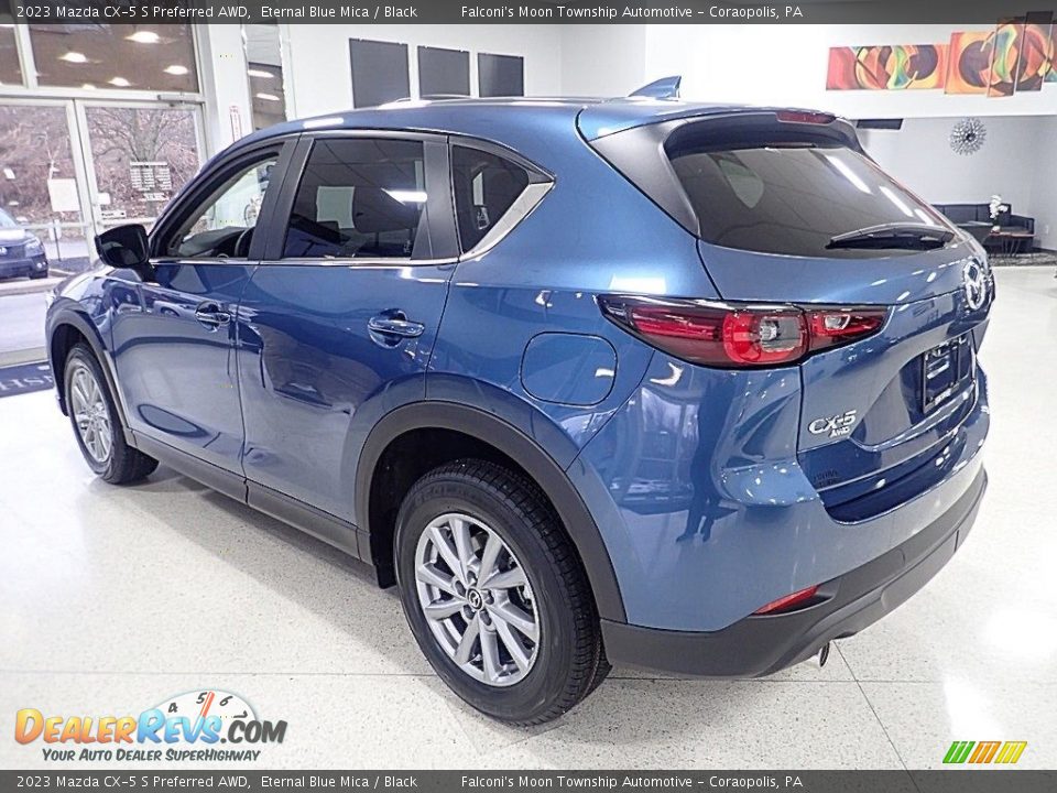 Eternal Blue Mica 2023 Mazda CX-5 S Preferred AWD Photo #5