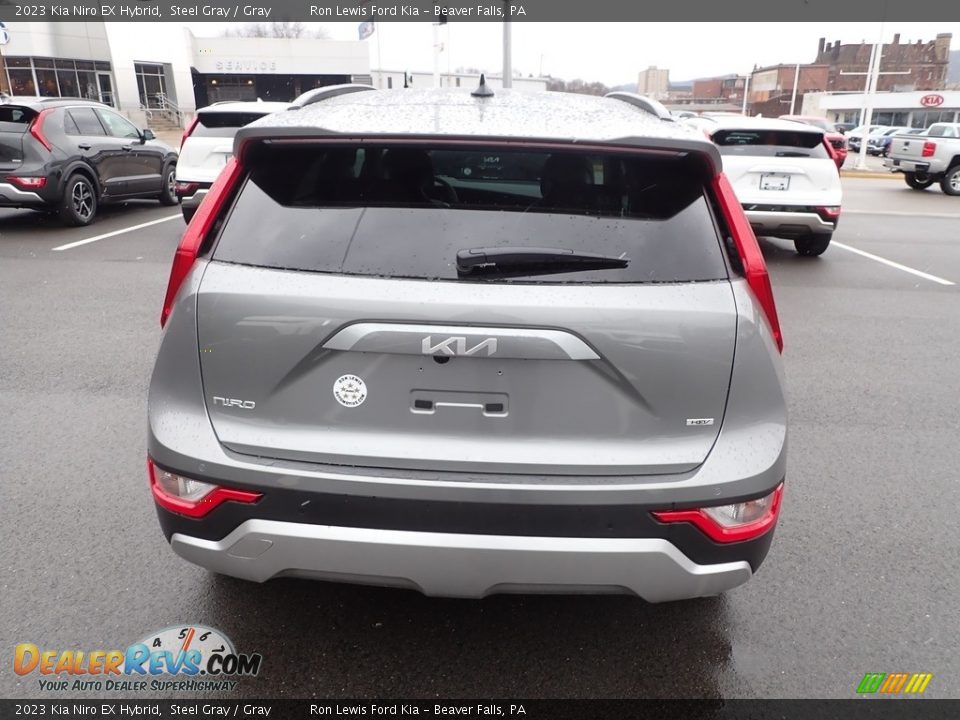 2023 Kia Niro EX Hybrid Steel Gray / Gray Photo #7