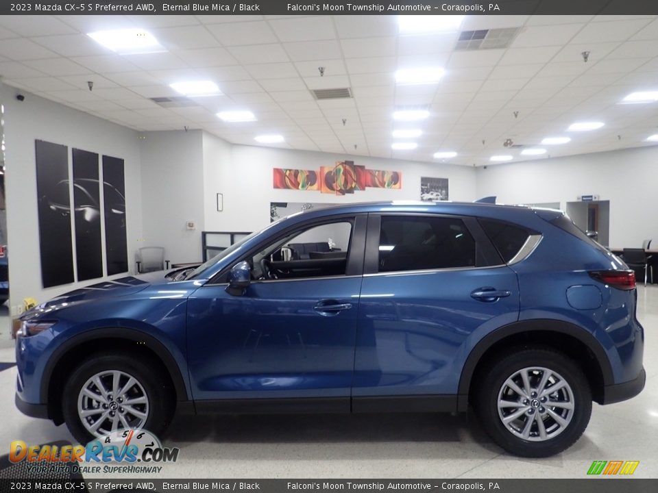 Eternal Blue Mica 2023 Mazda CX-5 S Preferred AWD Photo #6