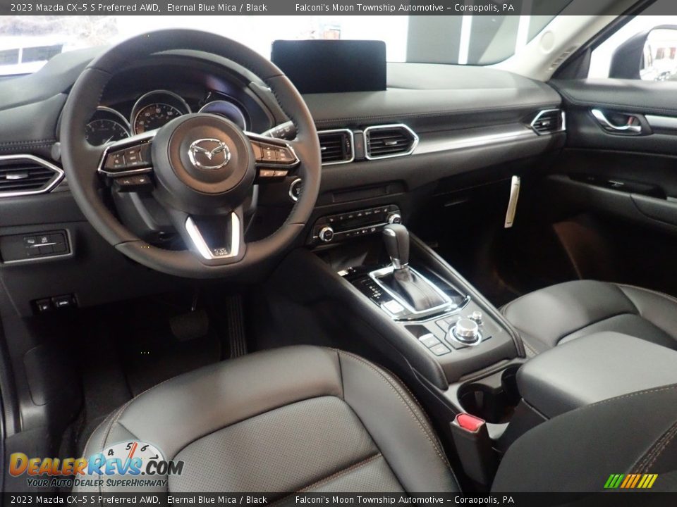 Black Interior - 2023 Mazda CX-5 S Preferred AWD Photo #13