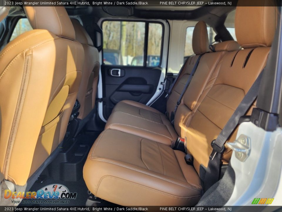 Rear Seat of 2023 Jeep Wrangler Unlimited Sahara 4XE Hybrid Photo #7