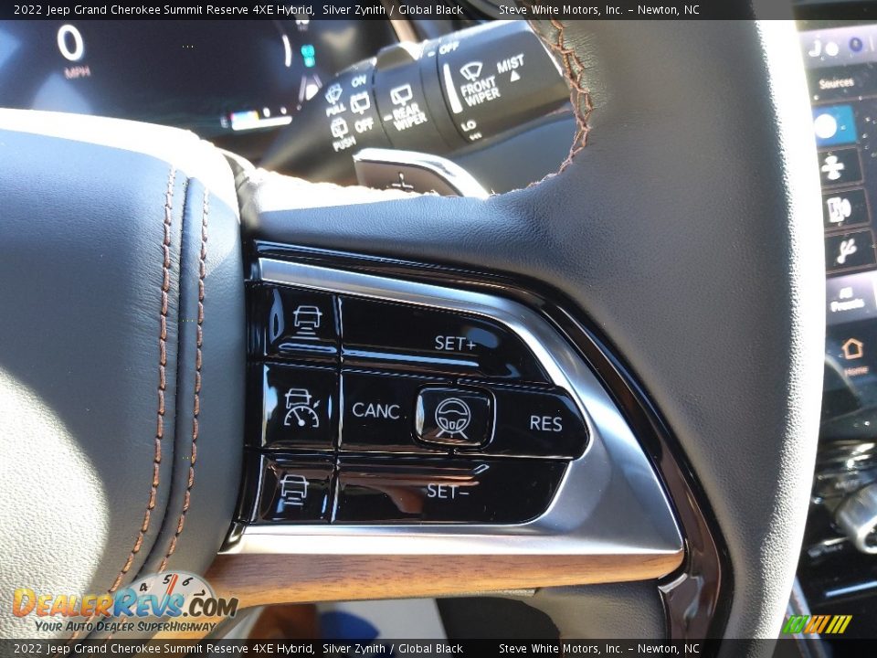 2022 Jeep Grand Cherokee Summit Reserve 4XE Hybrid Steering Wheel Photo #24