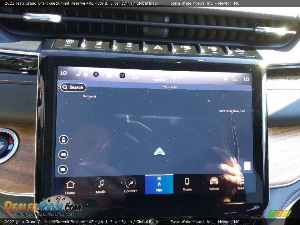 Navigation of 2022 Jeep Grand Cherokee Summit Reserve 4XE Hybrid Photo #27