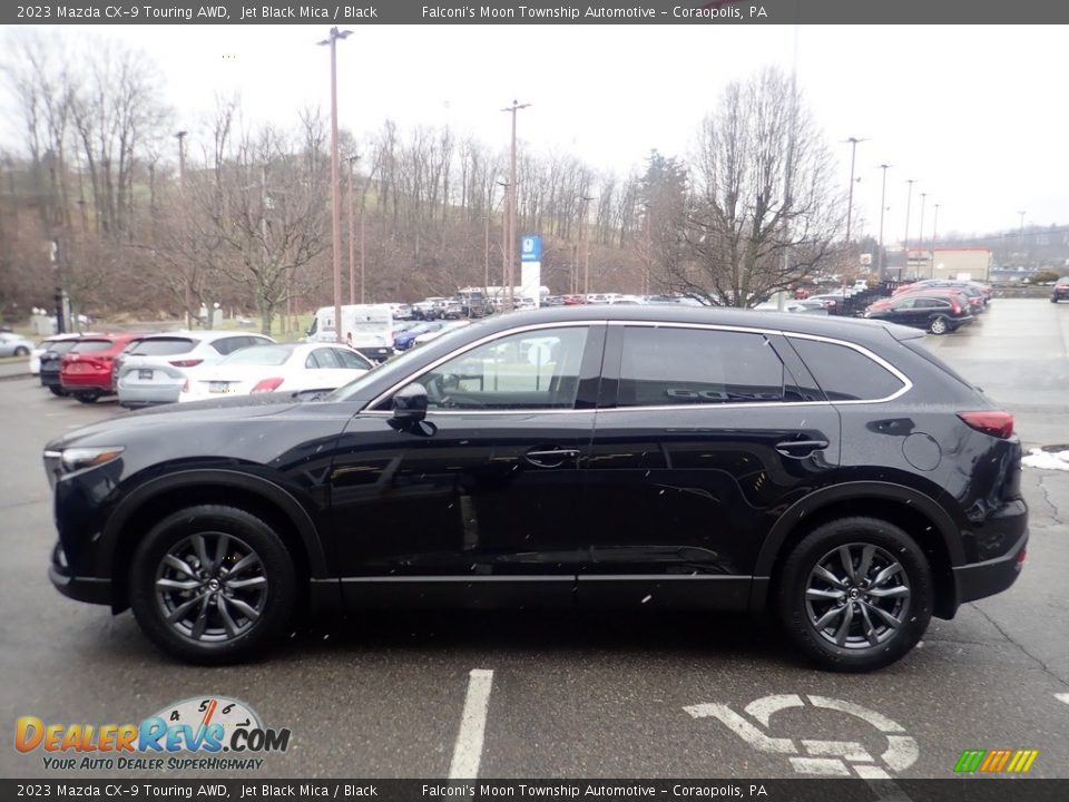 2023 Mazda CX-9 Touring AWD Jet Black Mica / Black Photo #6