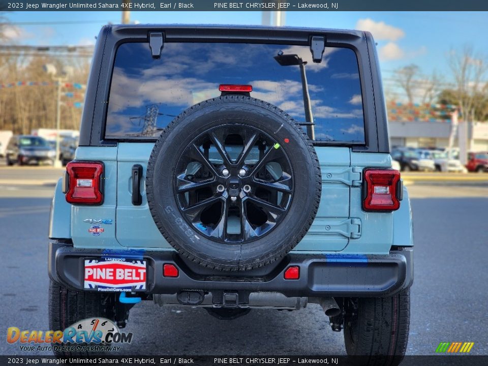 2023 Jeep Wrangler Unlimited Sahara 4XE Hybrid Earl / Black Photo #6