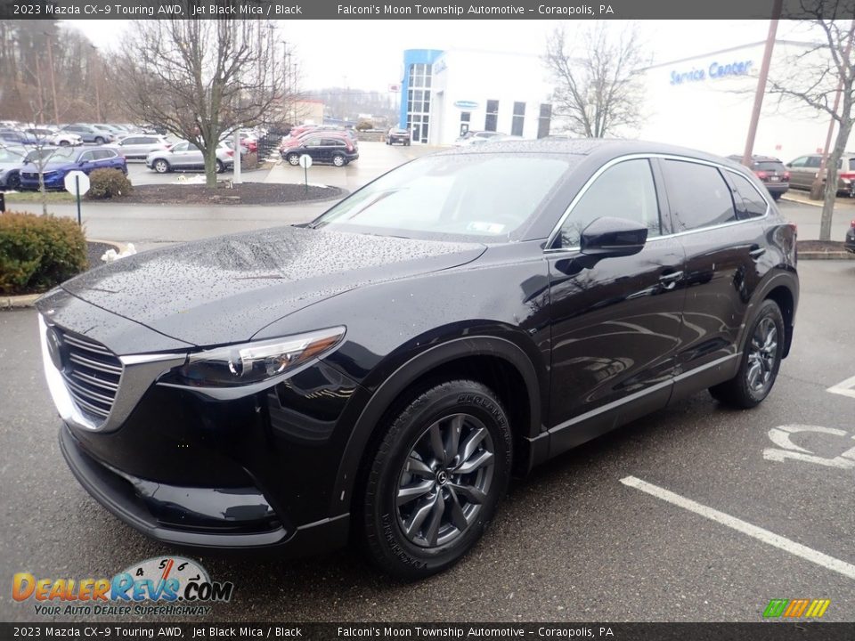 2023 Mazda CX-9 Touring AWD Jet Black Mica / Black Photo #7