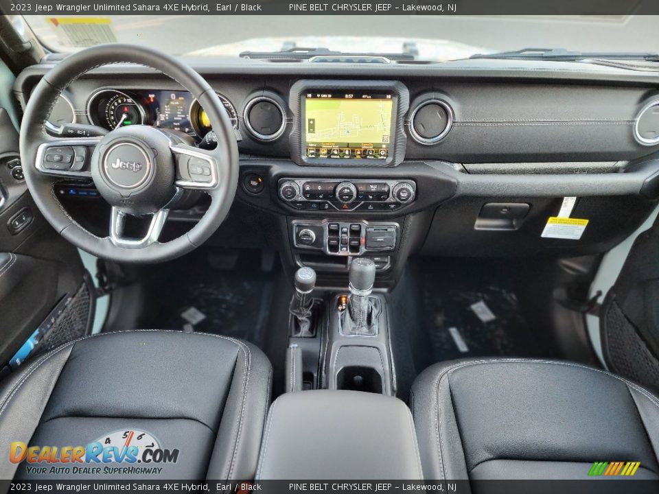 Front Seat of 2023 Jeep Wrangler Unlimited Sahara 4XE Hybrid Photo #9