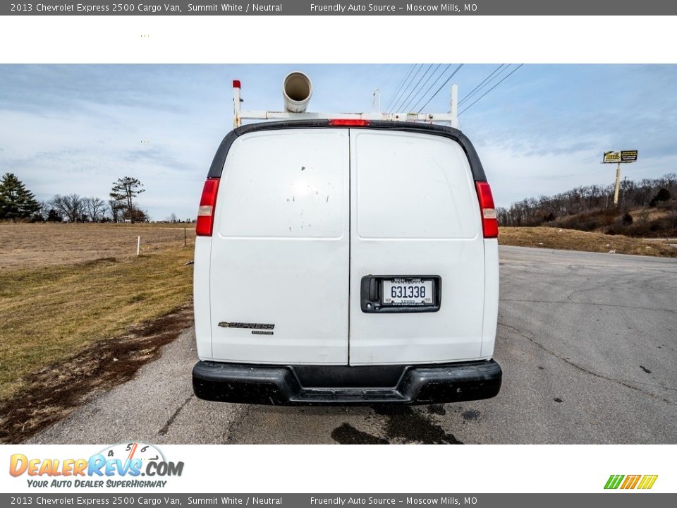 2013 Chevrolet Express 2500 Cargo Van Summit White / Neutral Photo #4