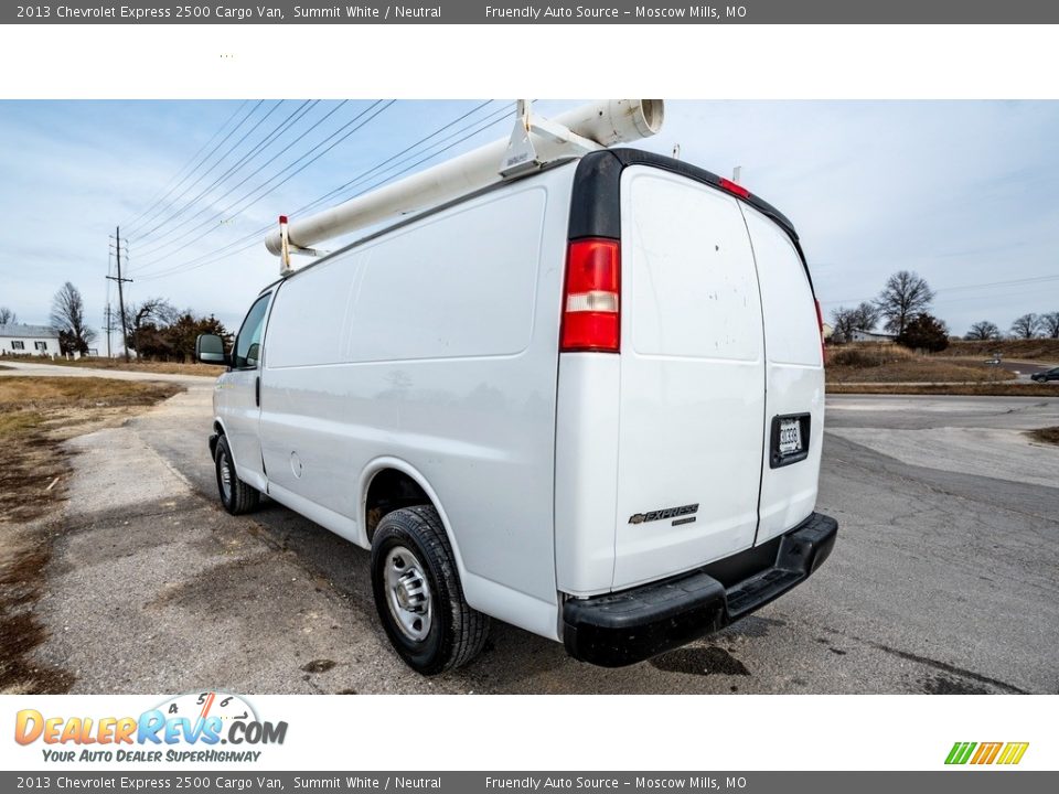 2013 Chevrolet Express 2500 Cargo Van Summit White / Neutral Photo #5