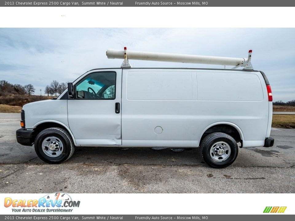 2013 Chevrolet Express 2500 Cargo Van Summit White / Neutral Photo #6