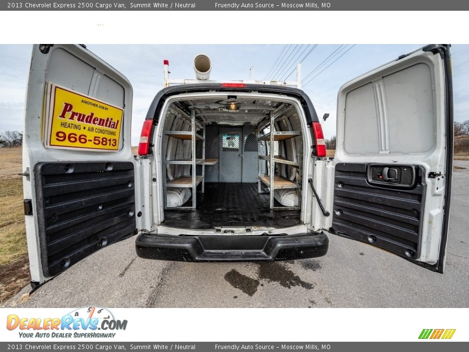 2013 Chevrolet Express 2500 Cargo Van Summit White / Neutral Photo #7