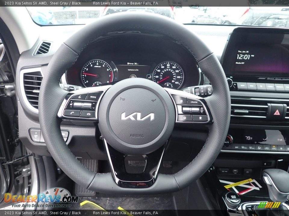 2023 Kia Seltos SX AWD Steering Wheel Photo #19