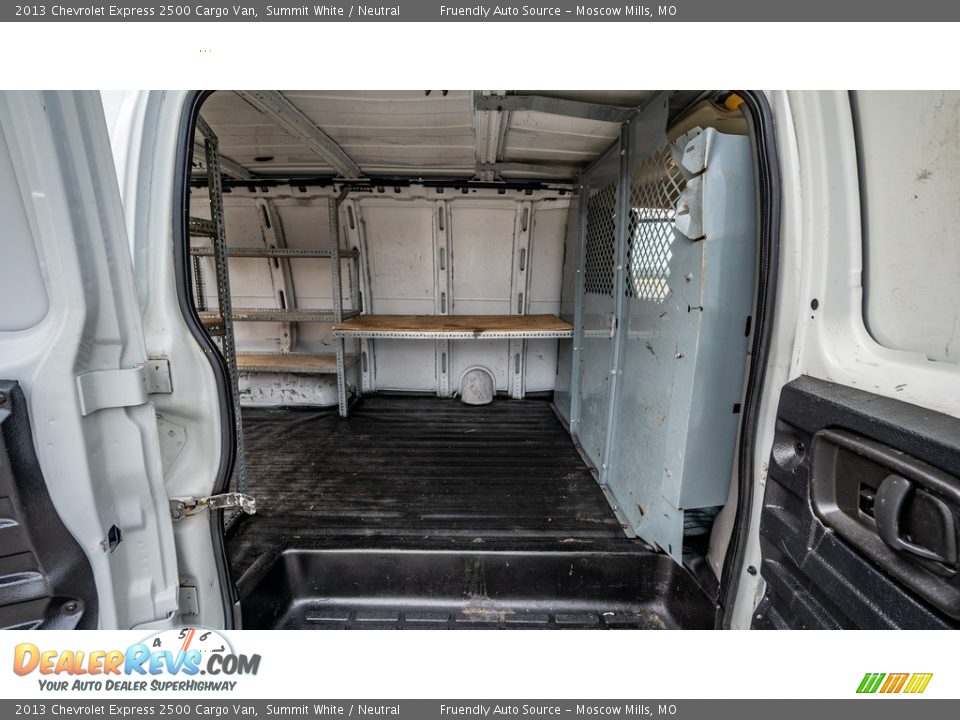 2013 Chevrolet Express 2500 Cargo Van Summit White / Neutral Photo #9