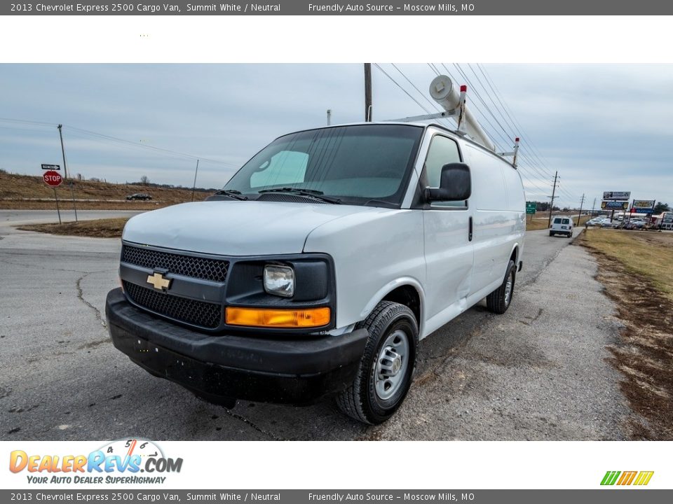 2013 Chevrolet Express 2500 Cargo Van Summit White / Neutral Photo #11