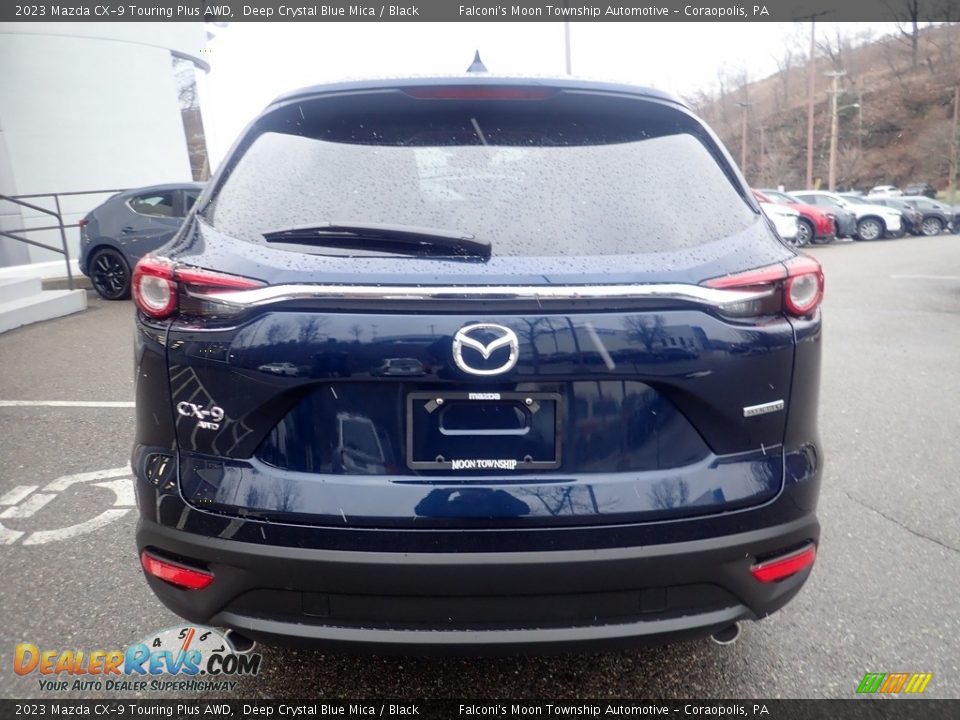 2023 Mazda CX-9 Touring Plus AWD Deep Crystal Blue Mica / Black Photo #3