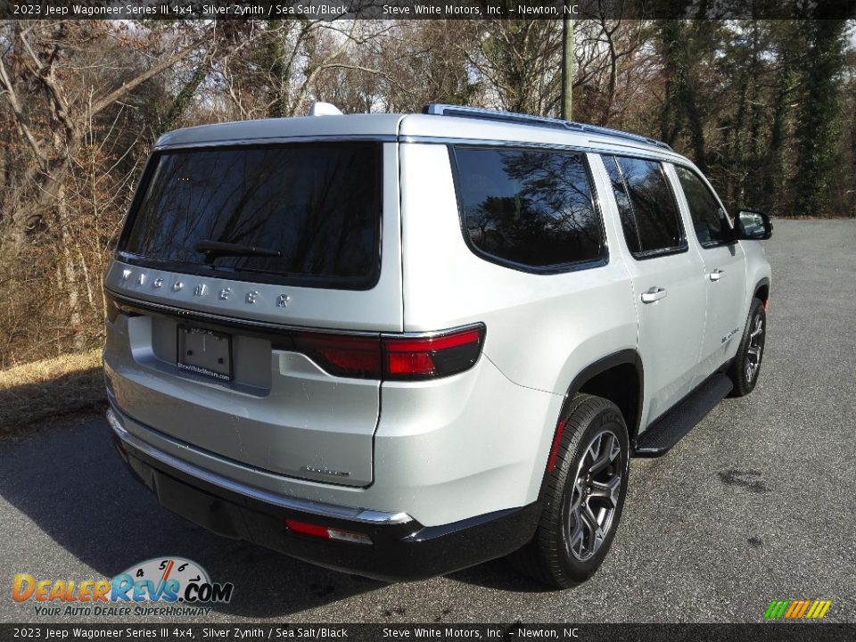 2023 Jeep Wagoneer Series III 4x4 Silver Zynith / Sea Salt/Black Photo #6