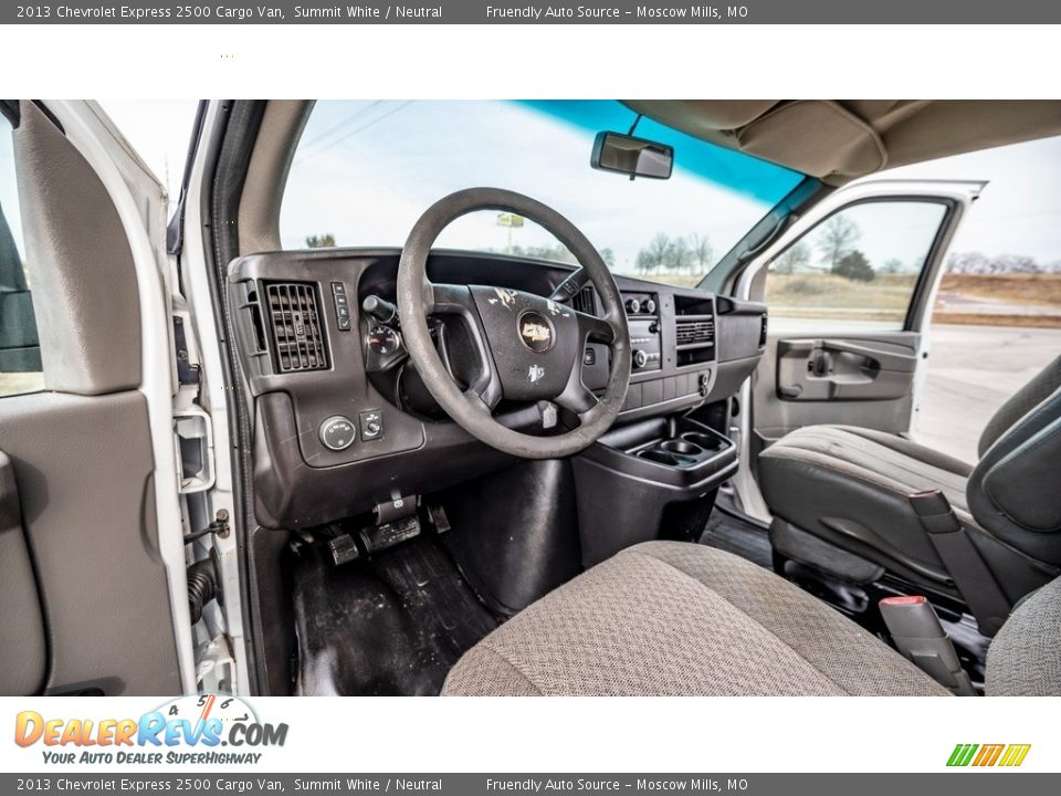 2013 Chevrolet Express 2500 Cargo Van Summit White / Neutral Photo #16