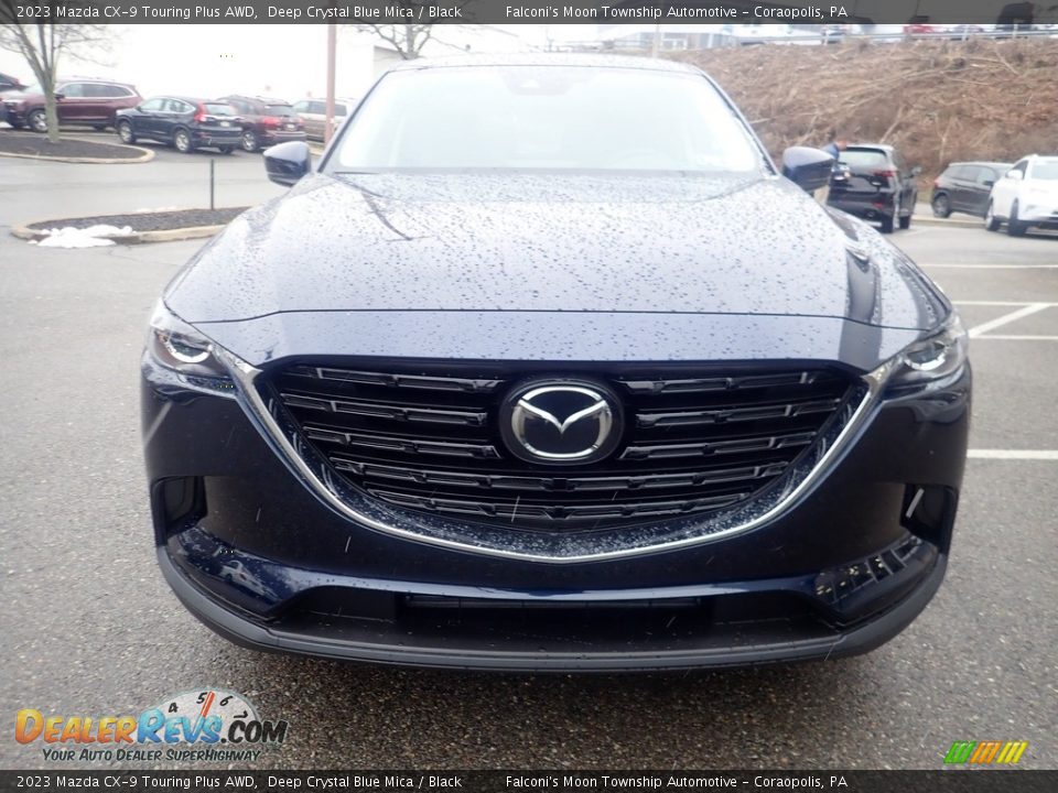 2023 Mazda CX-9 Touring Plus AWD Deep Crystal Blue Mica / Black Photo #8