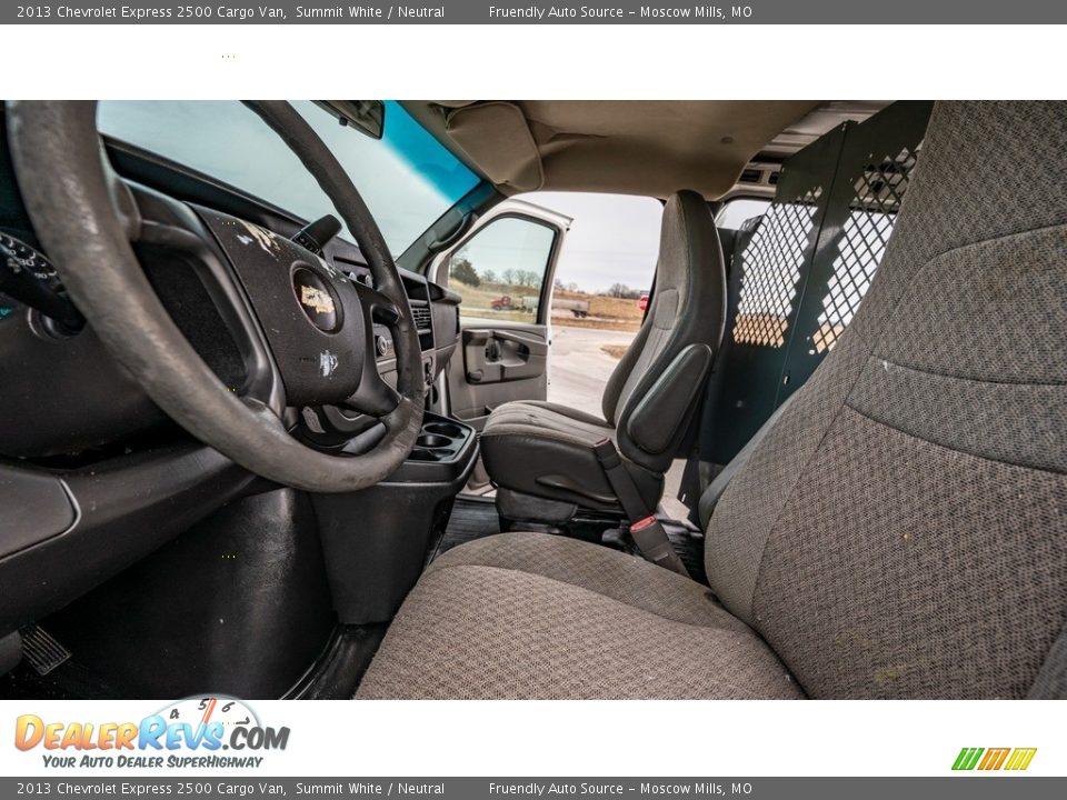 2013 Chevrolet Express 2500 Cargo Van Summit White / Neutral Photo #24