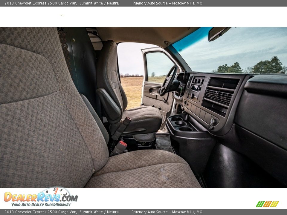 2013 Chevrolet Express 2500 Cargo Van Summit White / Neutral Photo #25