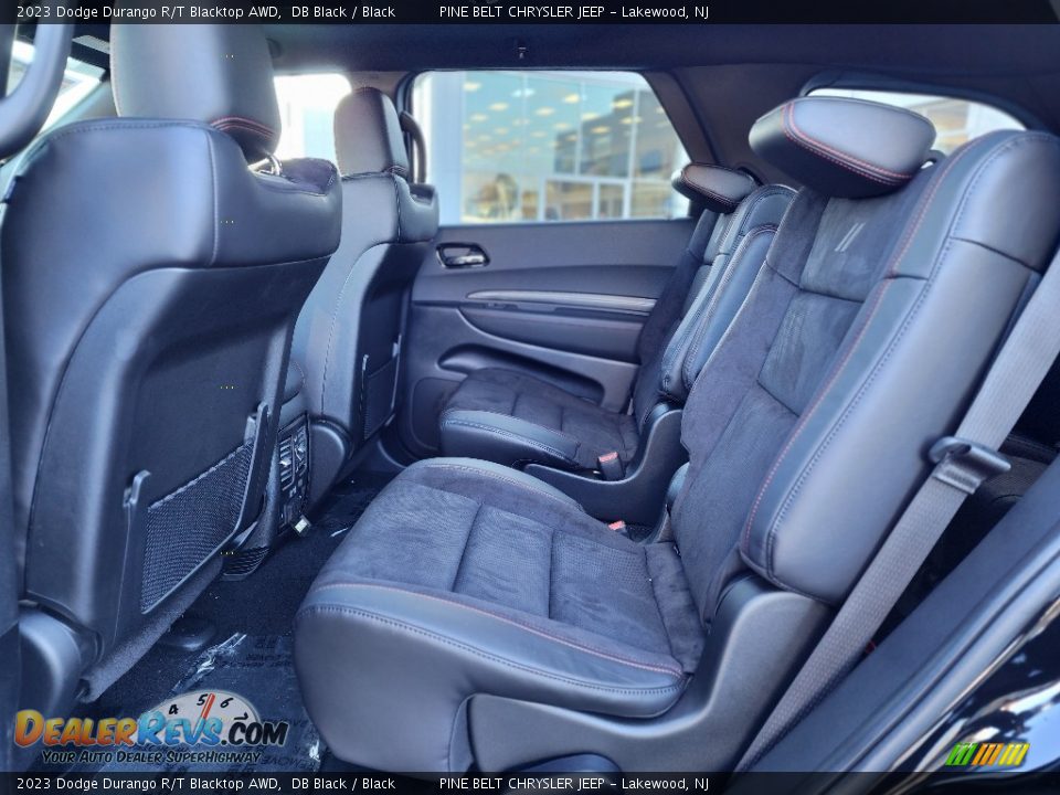 Rear Seat of 2023 Dodge Durango R/T Blacktop AWD Photo #7