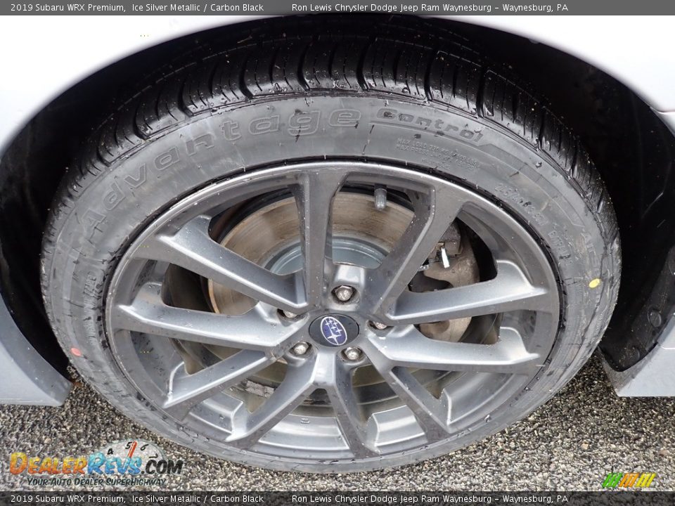 2019 Subaru WRX Premium Ice Silver Metallic / Carbon Black Photo #9