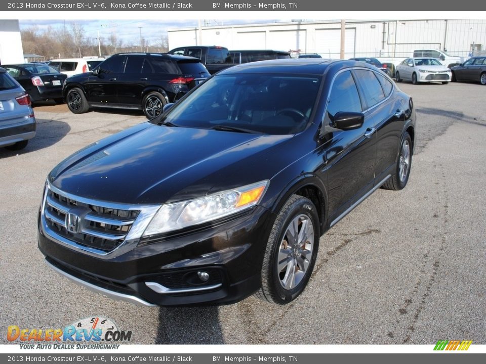 2013 Honda Crosstour EX-L V-6 Kona Coffee Metallic / Black Photo #1