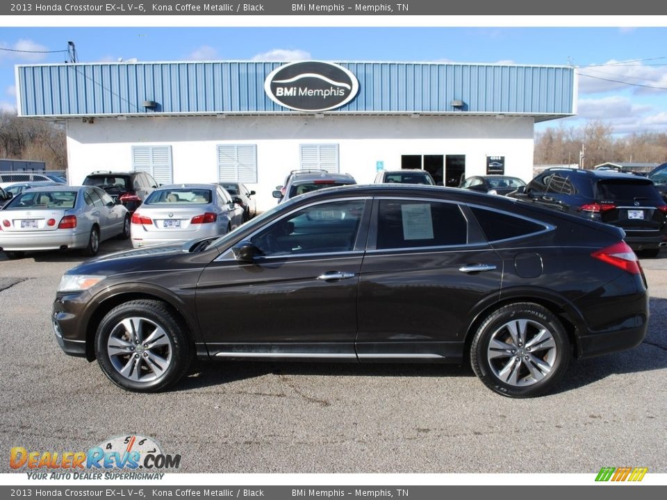 2013 Honda Crosstour EX-L V-6 Kona Coffee Metallic / Black Photo #2