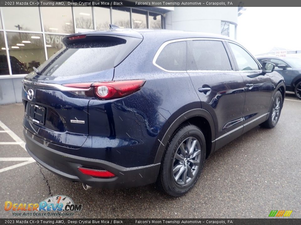 2023 Mazda CX-9 Touring AWD Deep Crystal Blue Mica / Black Photo #2