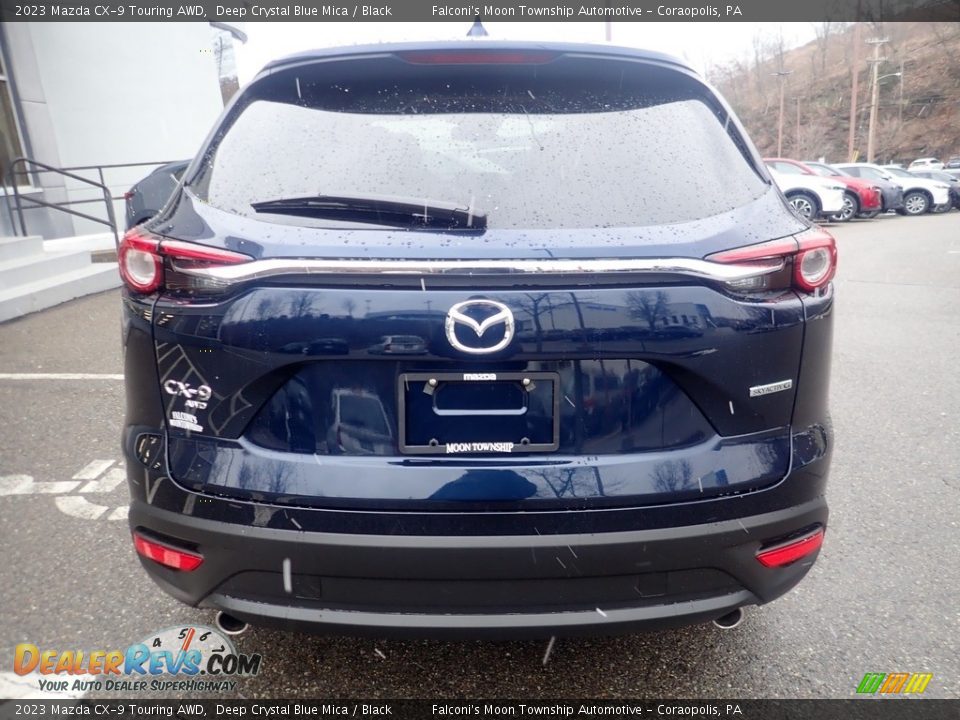 2023 Mazda CX-9 Touring AWD Deep Crystal Blue Mica / Black Photo #3