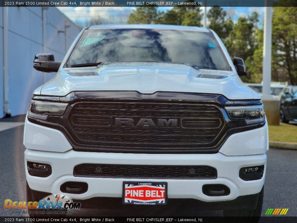 2023 Ram 1500 Limited Crew Cab 4x4 Bright White / Black Photo #2