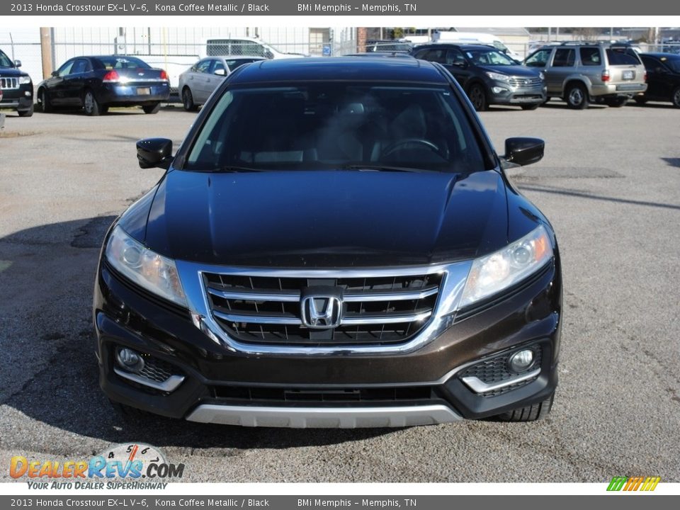 2013 Honda Crosstour EX-L V-6 Kona Coffee Metallic / Black Photo #8