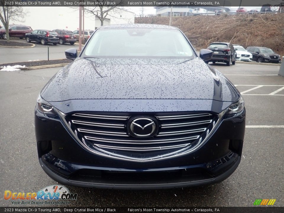 2023 Mazda CX-9 Touring AWD Deep Crystal Blue Mica / Black Photo #8