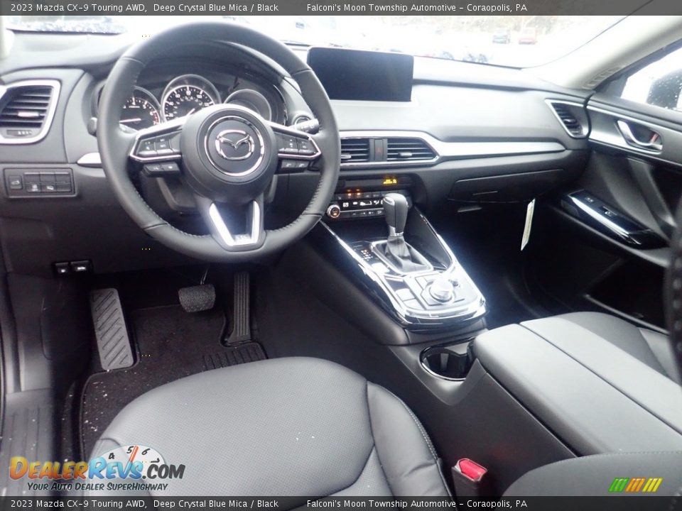 Black Interior - 2023 Mazda CX-9 Touring AWD Photo #14