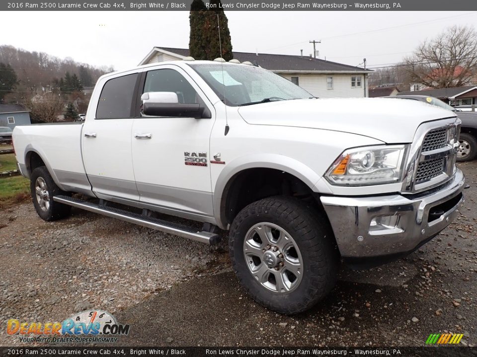 Bright White 2016 Ram 2500 Laramie Crew Cab 4x4 Photo #4