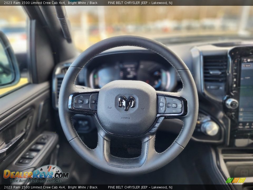 2023 Ram 1500 Limited Crew Cab 4x4 Steering Wheel Photo #13