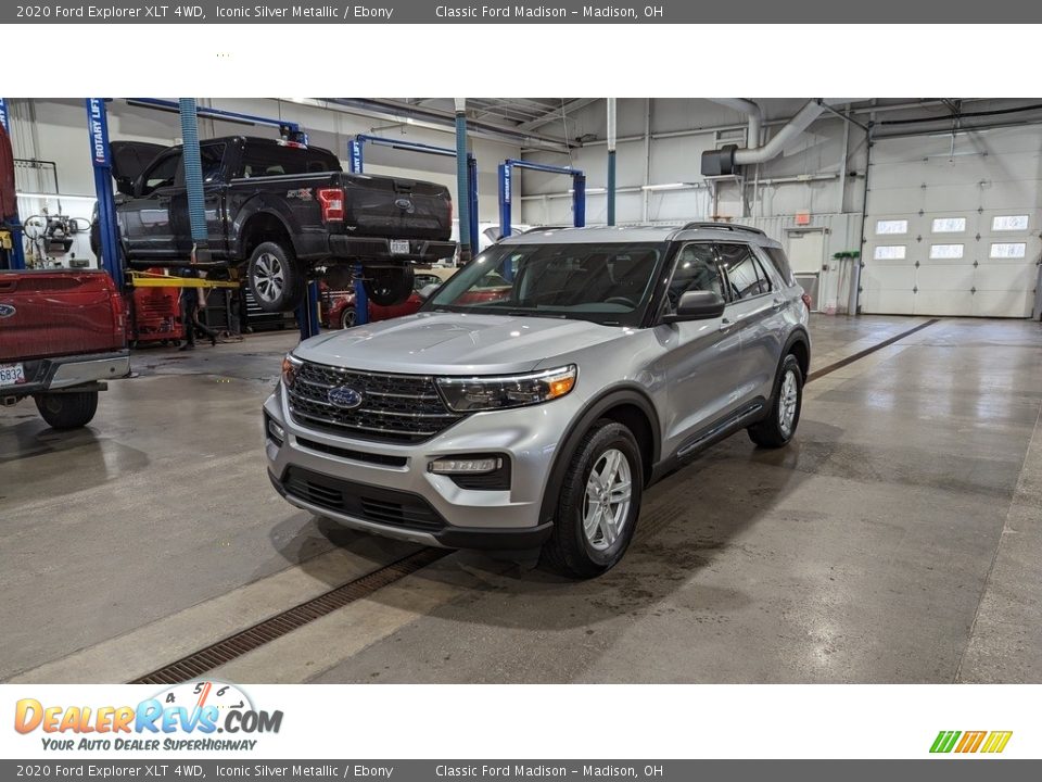 2020 Ford Explorer XLT 4WD Iconic Silver Metallic / Ebony Photo #1