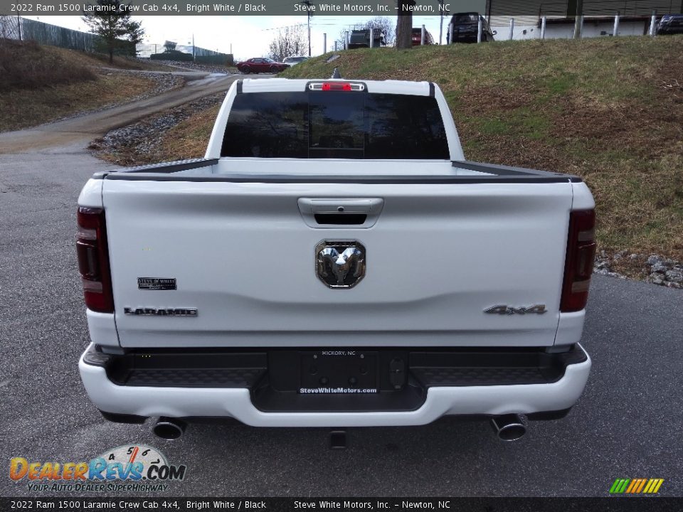 2022 Ram 1500 Laramie Crew Cab 4x4 Bright White / Black Photo #7