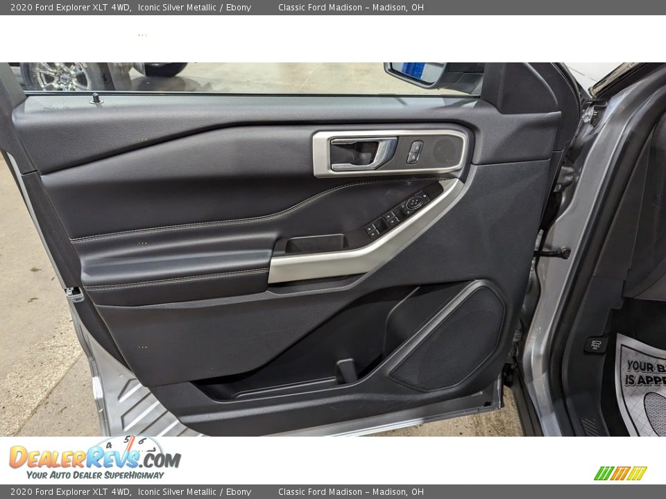 2020 Ford Explorer XLT 4WD Iconic Silver Metallic / Ebony Photo #8