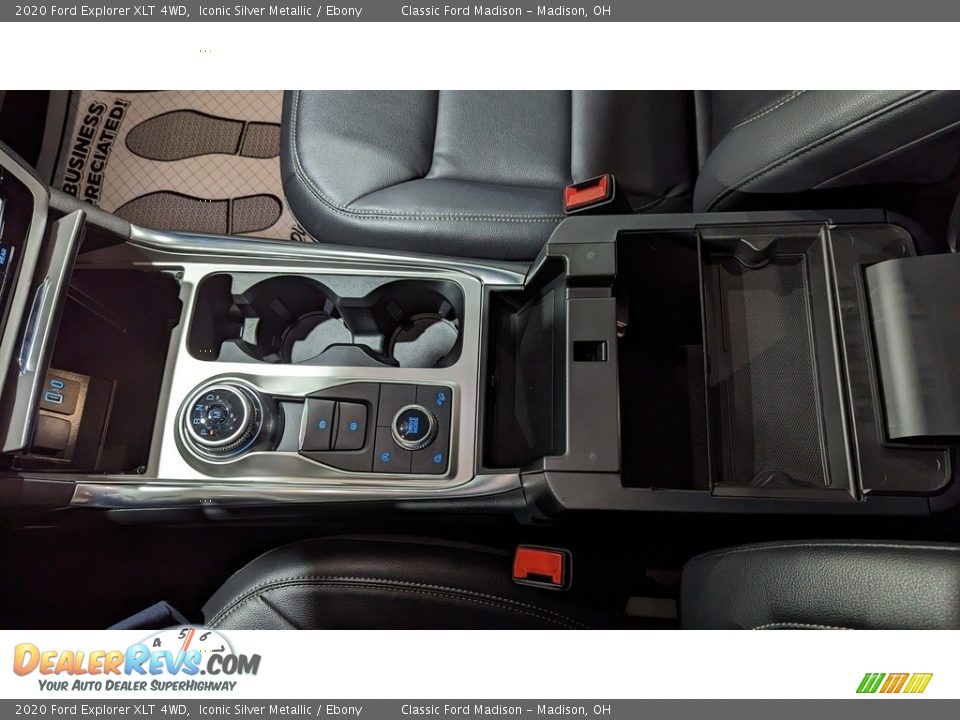 2020 Ford Explorer XLT 4WD Iconic Silver Metallic / Ebony Photo #11