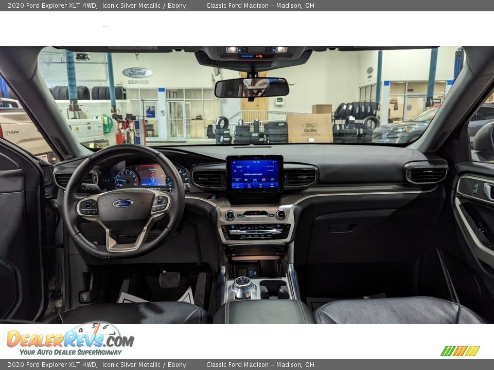 2020 Ford Explorer XLT 4WD Iconic Silver Metallic / Ebony Photo #12