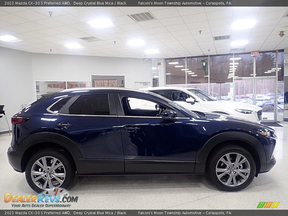 Deep Crystal Blue Mica 2023 Mazda CX-30 S Preferred AWD Photo #1